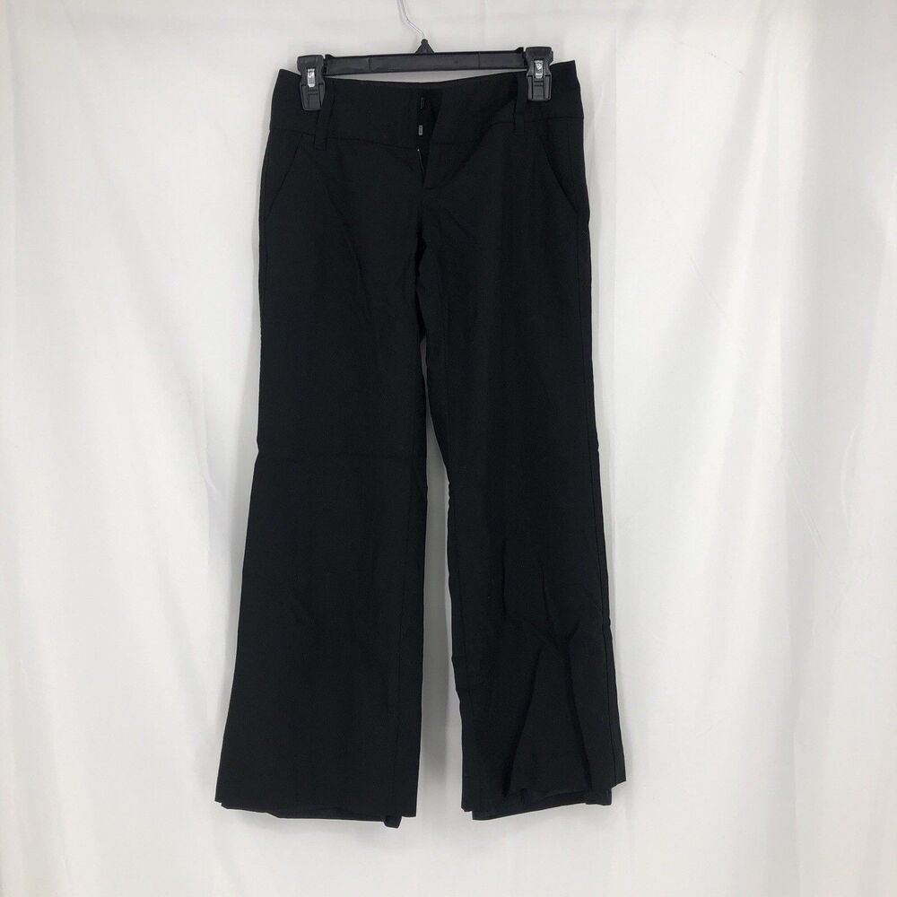 Banana Republic Womens Pants Black Size 0P Martin Fit Career Dress Pant